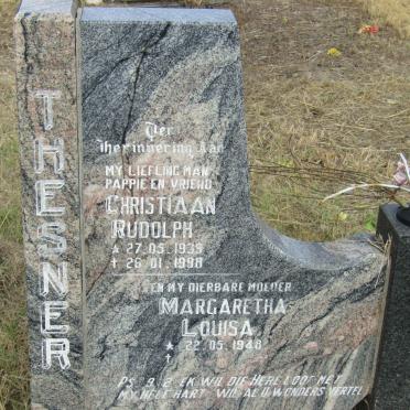 THESNER Christiaan Rudolph 1939-1998 &amp; Margaretha Louisa 1948-
