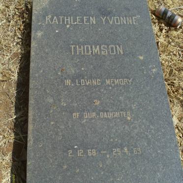 THOMSON Kathleen Yvonne 1968-1969