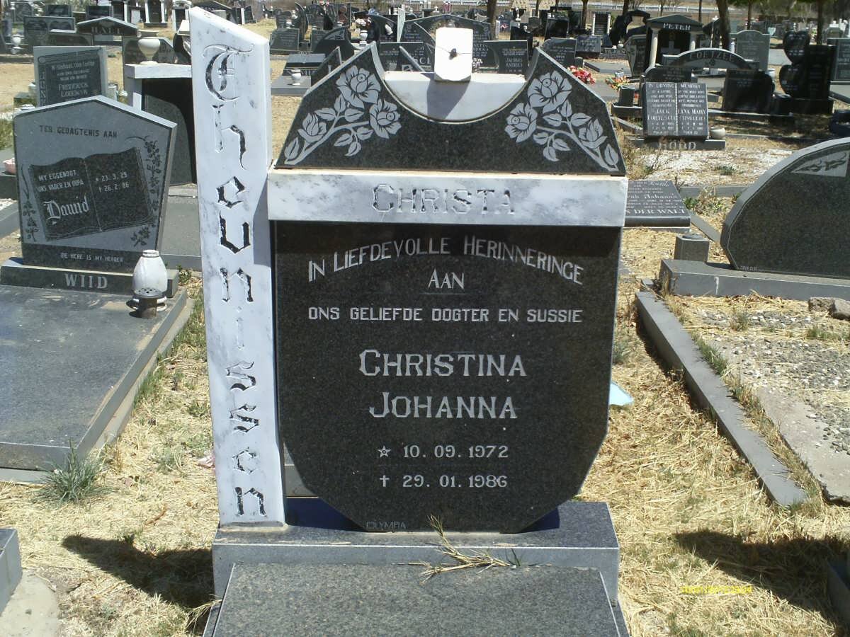 THEUNISSEN Christina Johanna 1972-1986