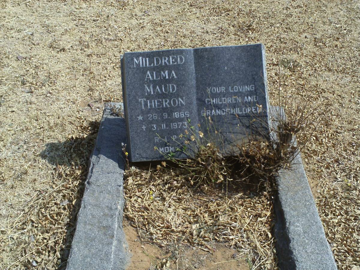 THERON Mildred Alma Maud 1885-1973