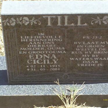 TILL Edna Cicily 1915-2001