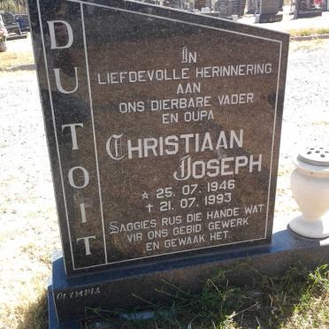 TOIT Christiaan Joseph, du 1946-1993 