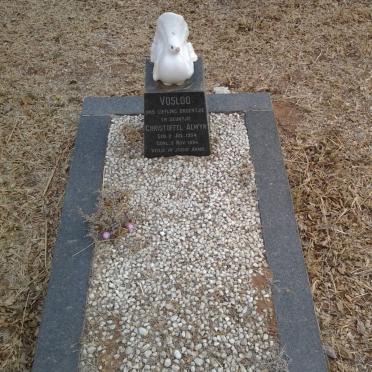 VOSLOO Christoffel Alwyn 1954-1954