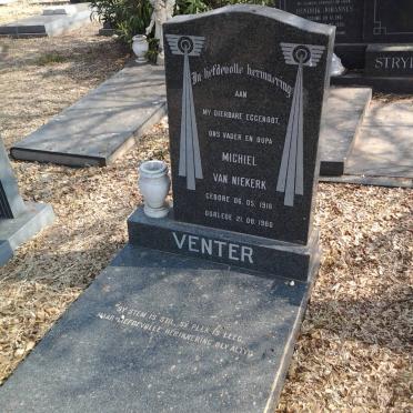 VENTER Michiel van Niekerk 1918-1980