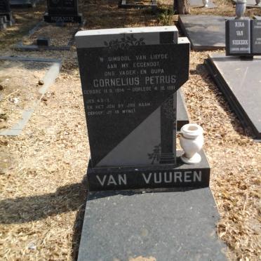 VUUREN Cornelius Petrus, van 1914-1981