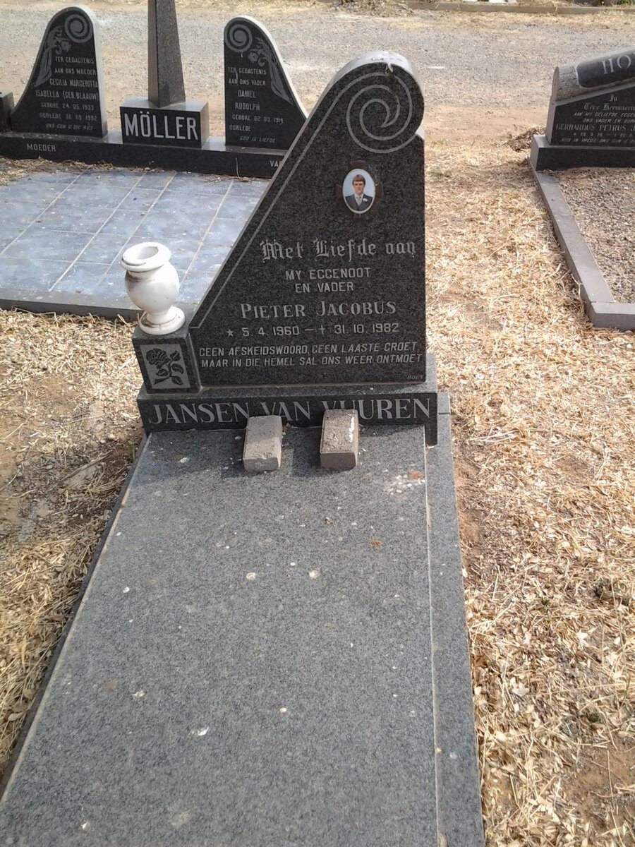 VUUREN Pieter Jacobus, Jansen van 1960-1982