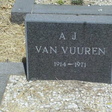 VUUREN A.J., van 1914-1971