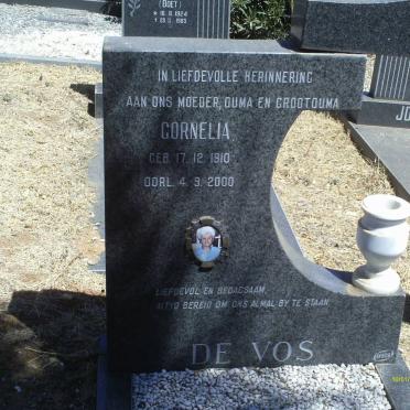 VOS Cornelia 1910-2000