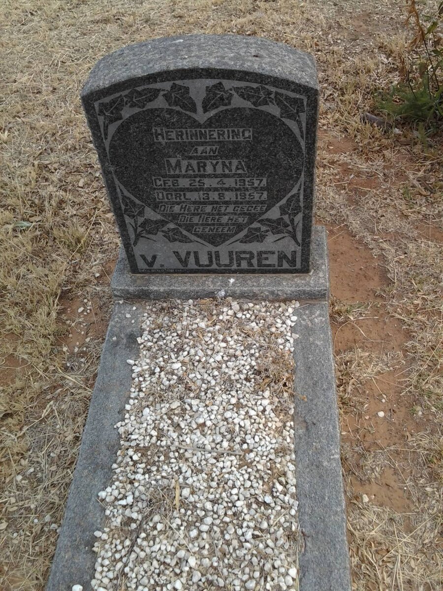 VUUREN Maryna, v. 1957-1957