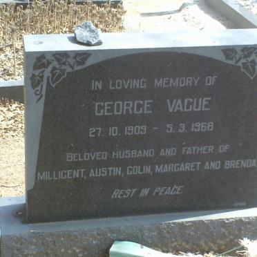 VAGUE George 1909-1968