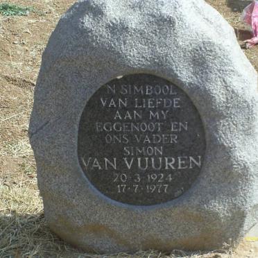VUUREN Simon, van 1924-1977