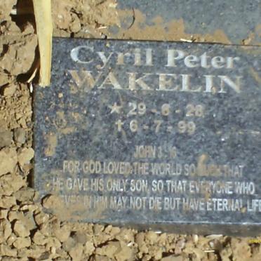 WAKELIN Cyril Peter 1928-1999