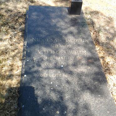 WESTHUIZEN Nicolaas Jacobus, v.d. 1947-1993 