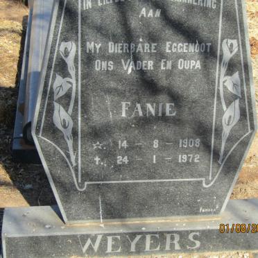 WEYERS Fanie 1908-1972