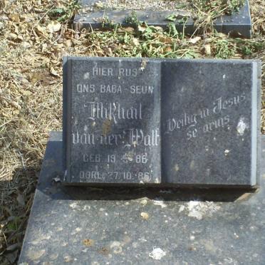 WALT Mikhail, van der 1986-1986 