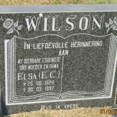 WILSON E.C. 1924-1997