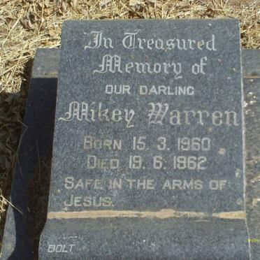 WARREN Mikey 1960-1962