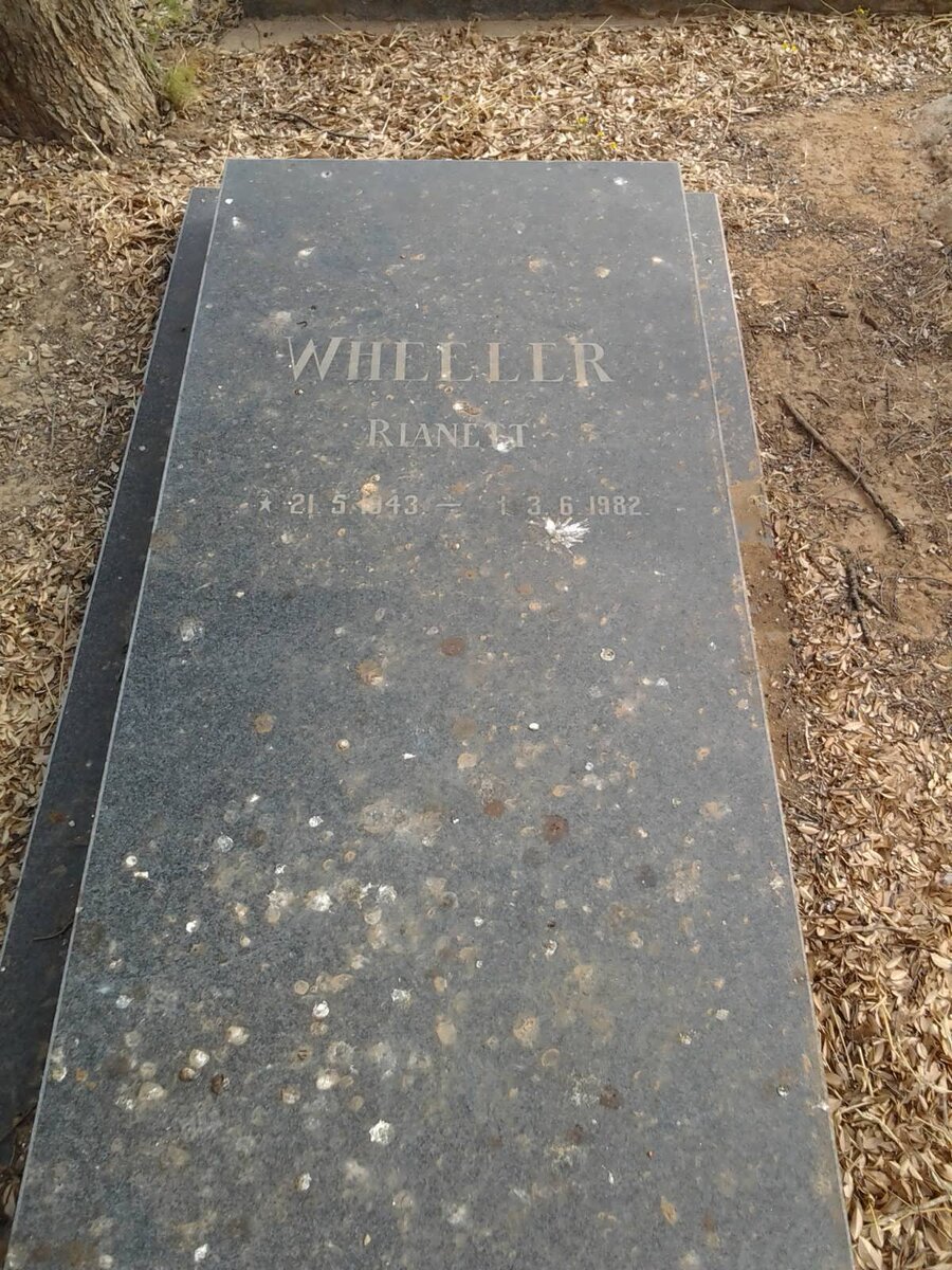 WHEELER Rianett 1943-1982