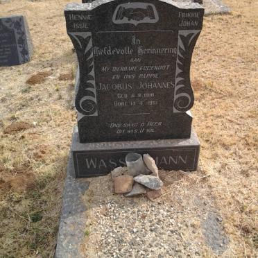 WASSERMANN Jacobus Johannes 1918-1961