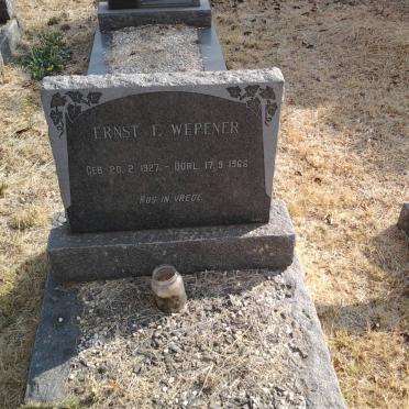 WEPENER Ernst F. 1927-1966