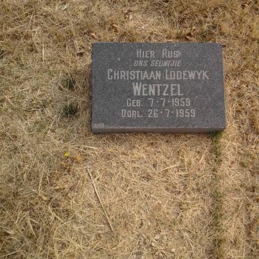 WENTZEL Christiaan Lodewyk 1959-1959