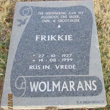 WOLMARANS Frikkie 1927-1999