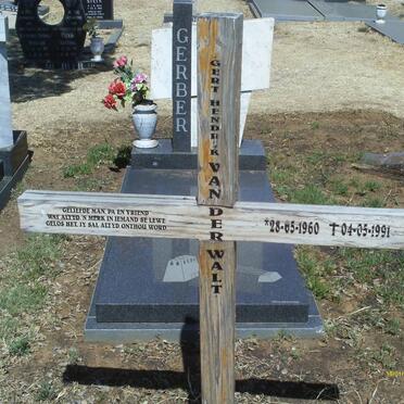 WALT Gert Hendrik, van der 1960-1991