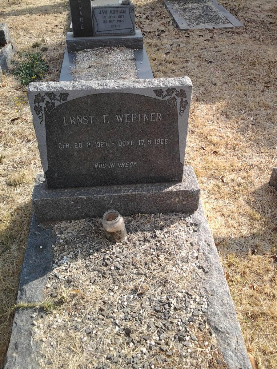 WEPENER Ernst F. 1927-1966