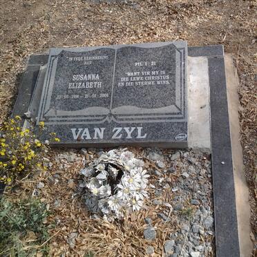 ZYL Susanna Elizabeth, van 1914-2008