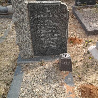 ZELDEREN Adriaan Arie, van 1958