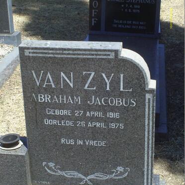 ZYL Abraham Jacobus, van 1916-1975