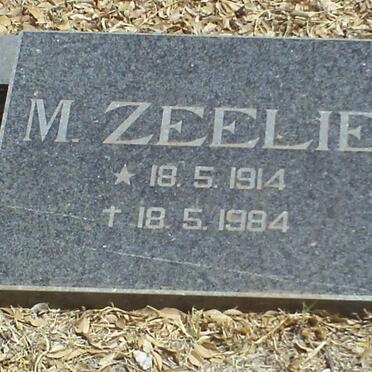 ZEELIE M. 1914-1984