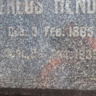 Free State, VIRGINIA district, Doornrivier 330, farm cemetery