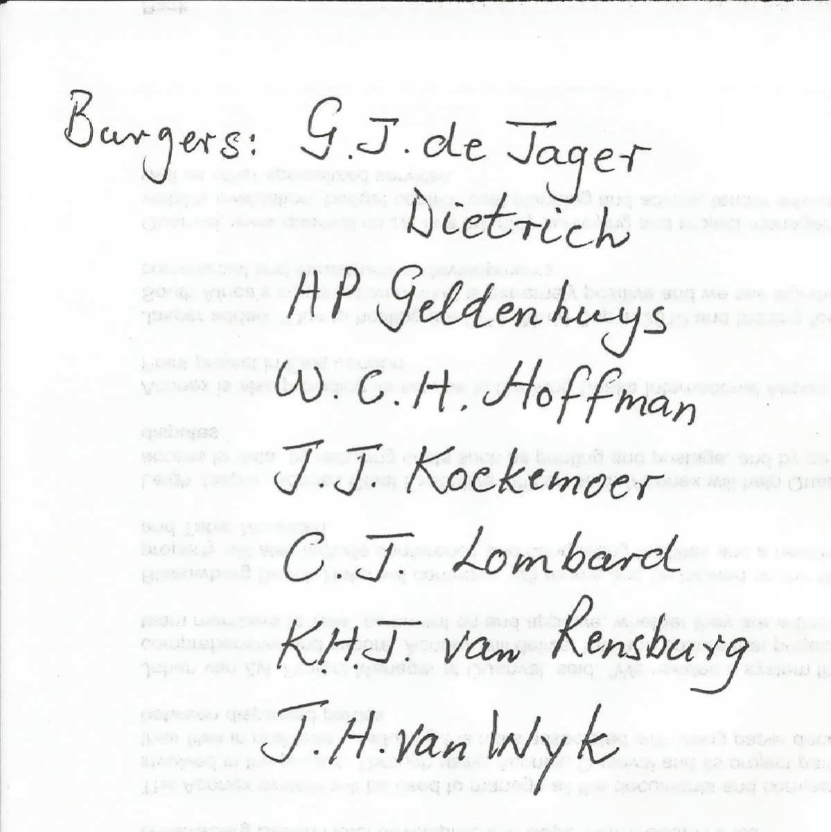 09. Burghers