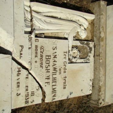 BOSHOFF Susanna Wilhelmina nee BOSHOFF 1885-1938