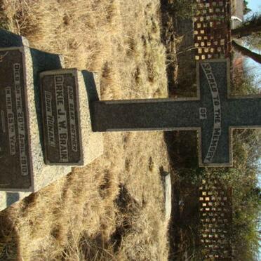 BRAIN Dirkie J.W. nee HUMAN -1910