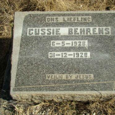 BEHRENS Gussie 1928-1928