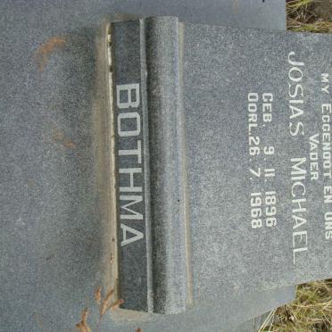 BOTHMA Josias Michael 1896-1968
