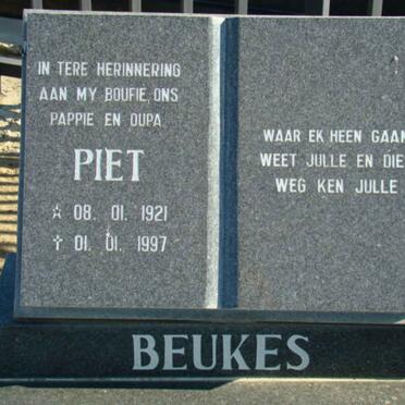 BEUKES Piet 1921-1997
