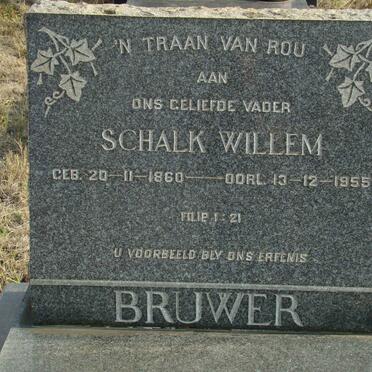 BRUWER Schalk Willem 1860-1955