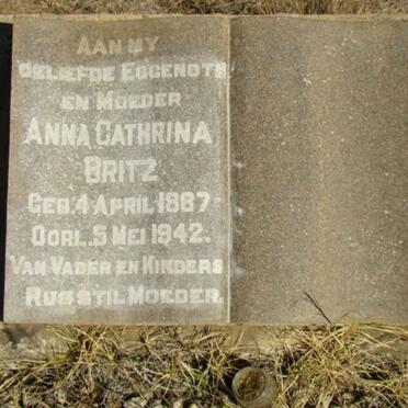 BRITZ Anna Cathrina 1887-1942
