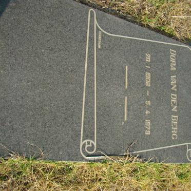 BERG Dora, van den 1906-1979