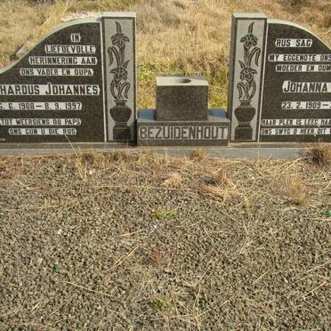 BEZUIDENHOUT Gerhardus Johannes 1908-1997 &amp; Johanna Maria 1909-1978