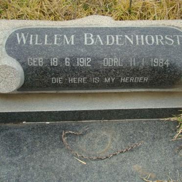 BADENHORST Willem 1912-1984