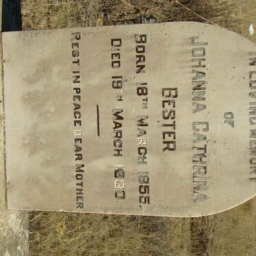 BESTER Johanna Cathrina 1855-1930