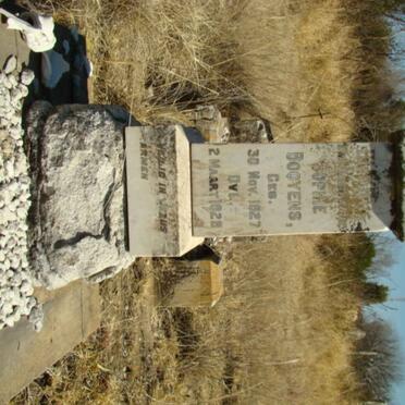 BOOYENS Sophie 1927-1929