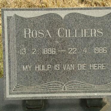 CILLIERS Rosa 1896-1986