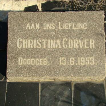 CORVER Christina 1953-1953