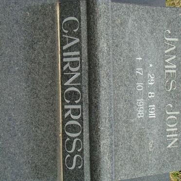 CAIRNCROSS James John 1911-1998