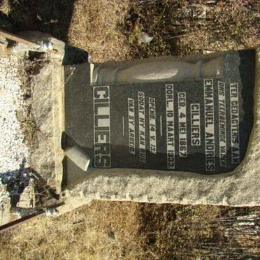 CILLIERS Emmanuel Andries 1867-1933